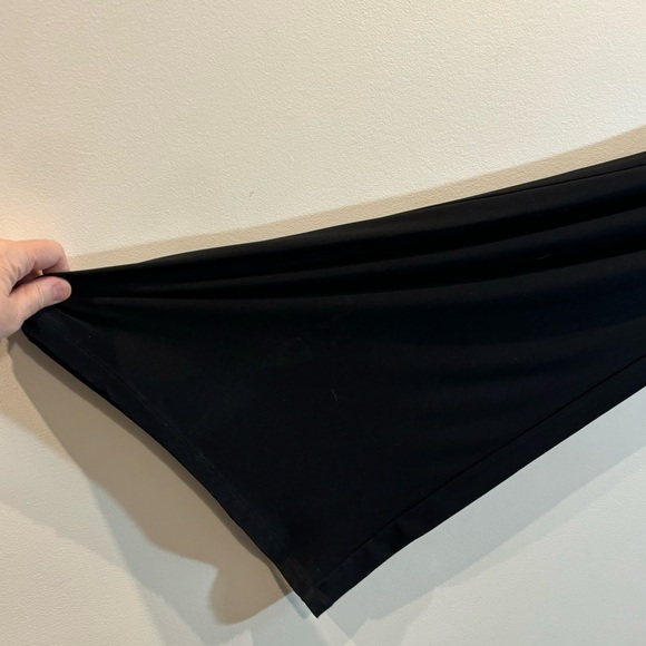 LAUREN RALPH LAUREN Sz 6 Slinky Jersey Knit Crew Neck Pockets Wide Leg Jumpsuit - Picture 6 of 13